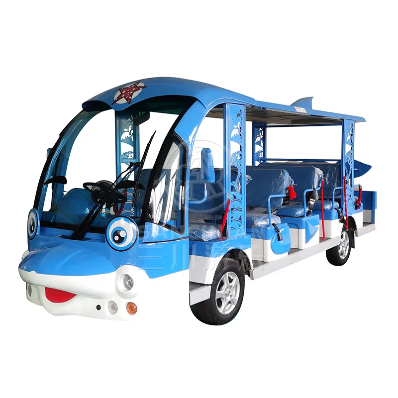 Adult And Kids Electric Sightseeing Train Ride Tourist Car Amusement Park Ride For Sale
