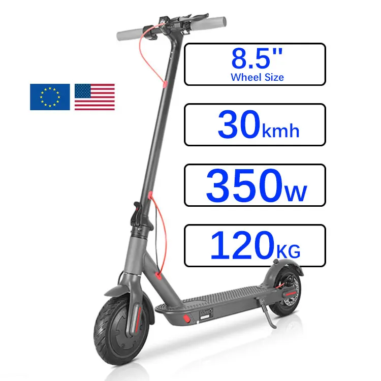 MK083 Customizable Eu Warehouse 36V 350W 8.5 Inch 18 Mph Adult App control xiaomi 365 mi m365 pro 2 electric scooter for sale