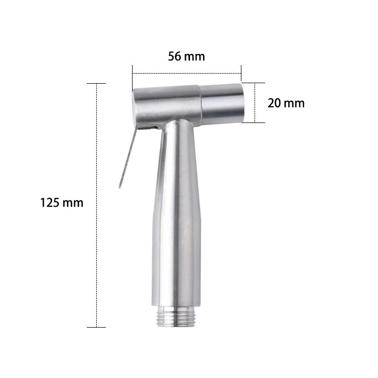 
304 Stainless Steel Cloth Diaper Handheld Bidet Sprayer set for Pet Shower Toilet Cleaning Car Washing 