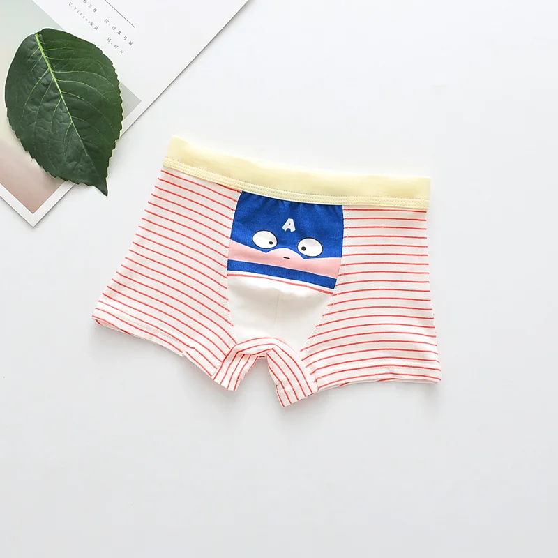 Качественное хлопковое детское нижнее белье, комплект из 5 предметов с милым супергероем, детское нижнее белье для мальчиков