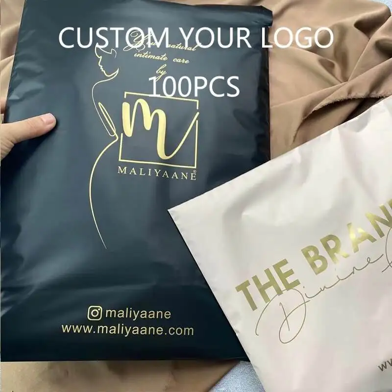 Custom Printed Eco Mailer Bag Plant Based Poly Mailer Envelope Courier Package Bag Envelope Polymailer Bag For Clothes