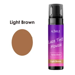 Best Selling Private Label Brown Color 200ml Lace Tint Mousse Spray Scalp Skin Tone For African Hair Lace Wig Frontal