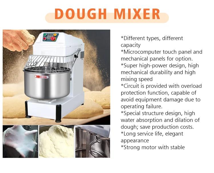 KAINO One-stop Solution Dough Sheeter Divider Dough Mixer Pizza Oven Commercial Bread Making Machine Baking Bakery Equipment