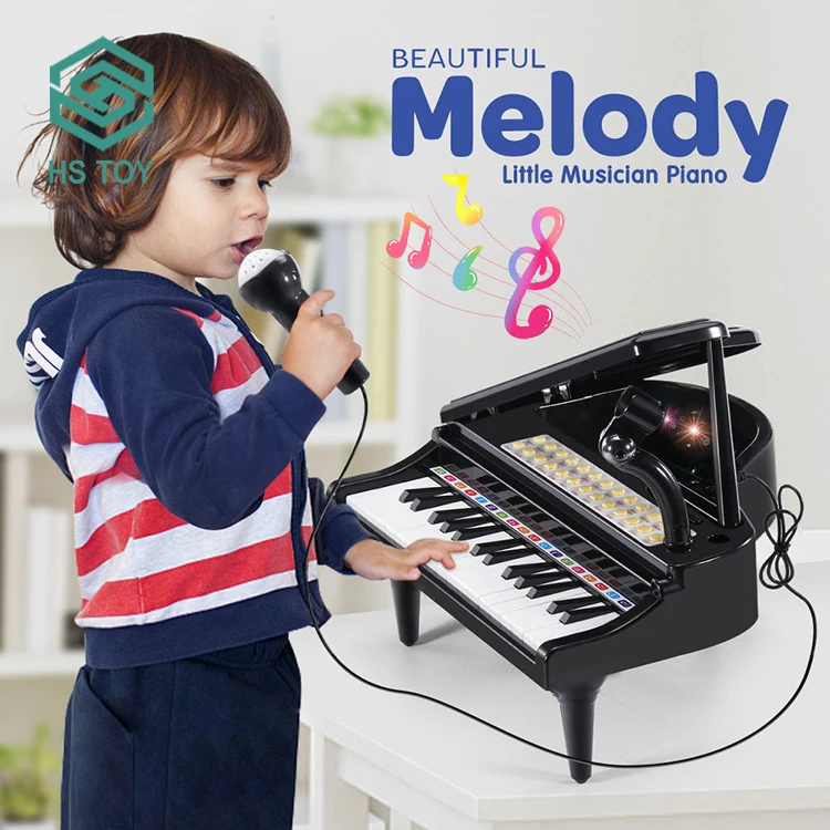 HS Hot Sale 31 Keys Little Electronic Musical Instrument Piano Keyboard Toy Children With Three Color