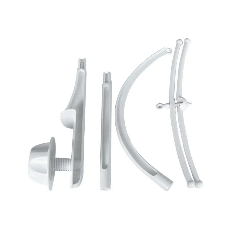 DIY Hanging Support White Nut Screw Baby Crib Mobile Arm Bracket and Bed Bell Holder