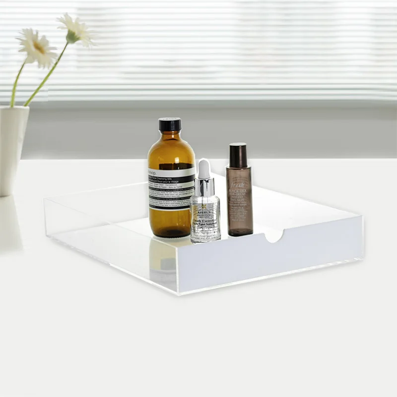 Home Decor Clear Acrylic Desktop Organizer File Trays For Office Storage Holders & Racks