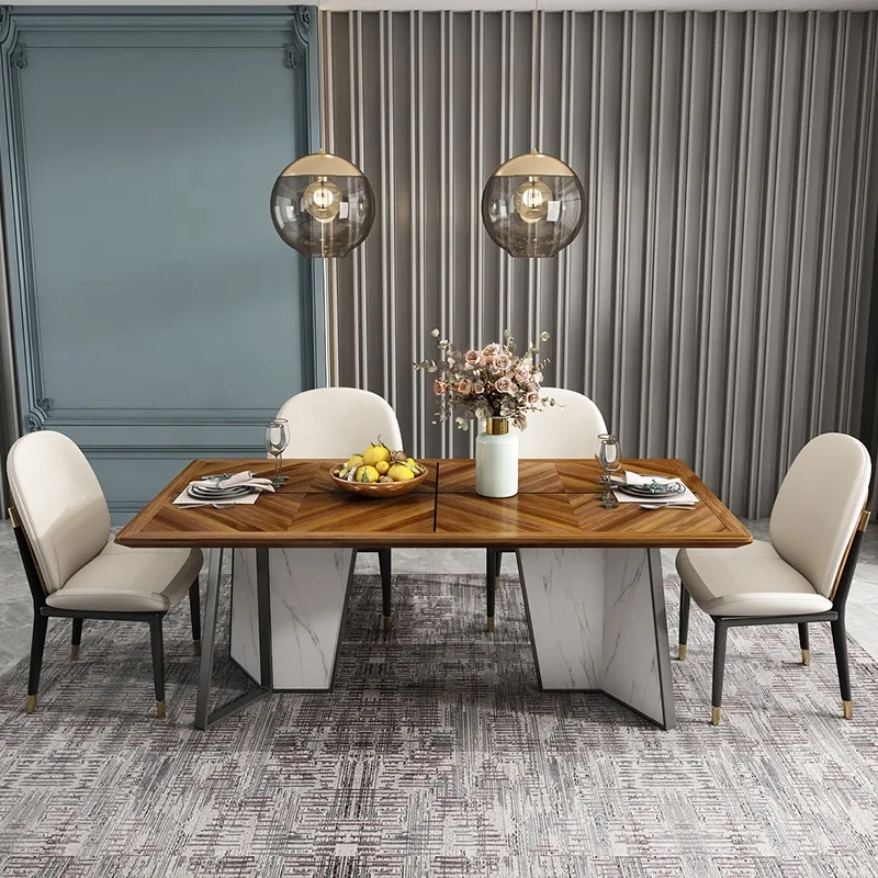 Modern classic matching dining chair ebony wood with high-quality leather exquisite luxury and elegant dining chair