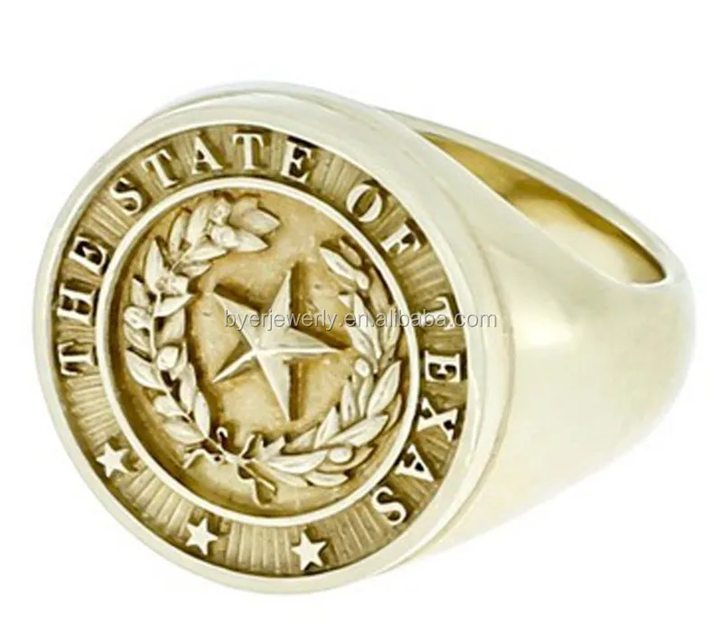 VINTAGE SOLID 10K GOLD ENAMEL GENTS MASONIC SWIVEL SIGNET RING