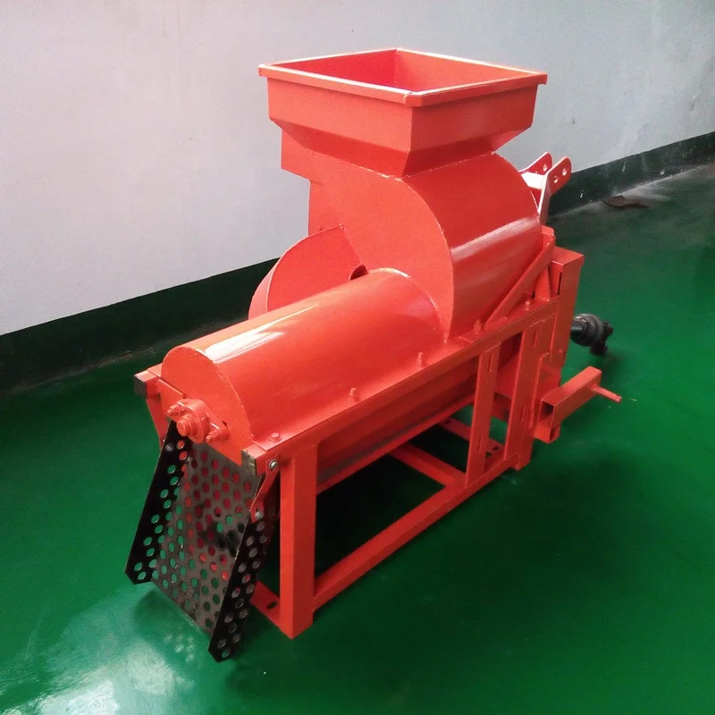 Multifunction trailed type 5TYM-850 diesel motor power corn sheller peeling machine