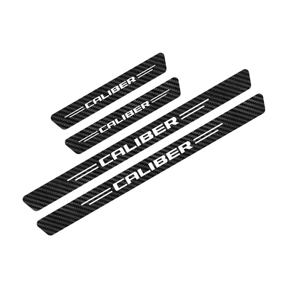 Hot sale  Car Sill Stickers For Hyundai Carbon Fiber Leather Car Door Sill Cover Protector Stickers