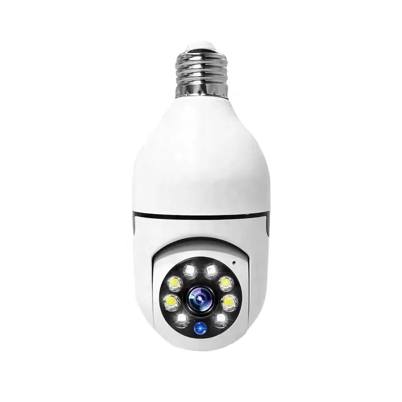 Swgj V380-1Light лампа Беспроводная камера 360 ночного видения мобильного телефона с Wi-Fi и дистанционным управлением для дома в помещении на открытом воздухе HD монитор