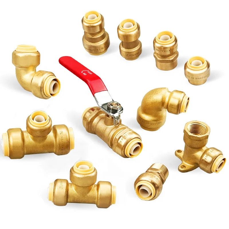 Фитинги для подачи воды из медного ПВХ