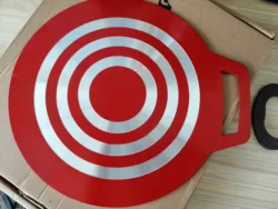 Colorful Promotional Non stick Aluminum Plate 30 cm diameter Cooking Pan