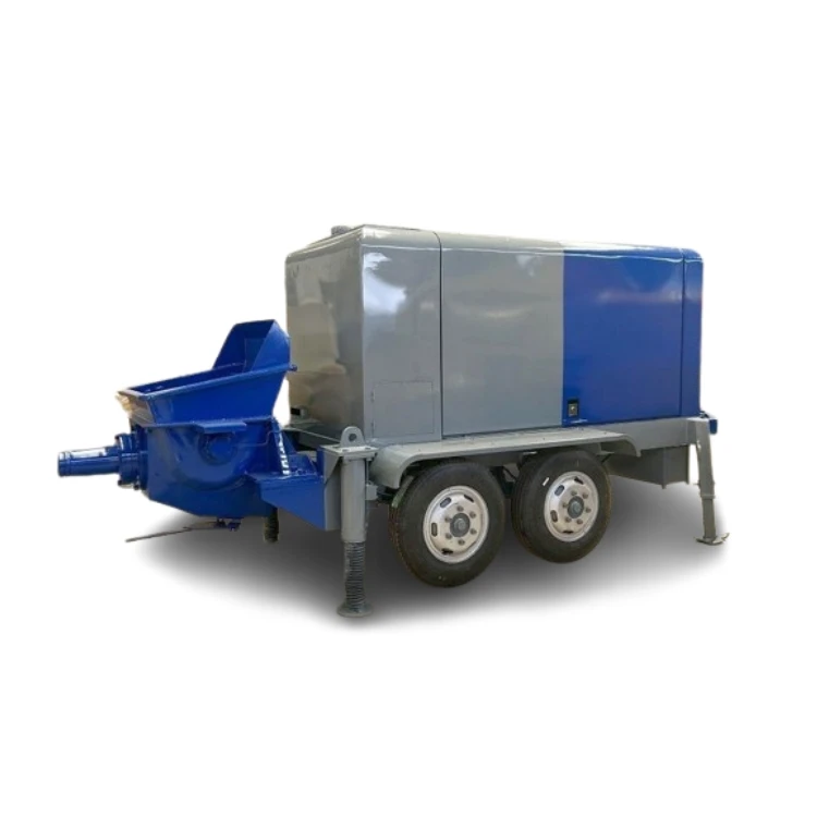Concrete Pumping Machine Construction Equipment Concrete Pump Miniature Fine Stone Concrete Transfer Pumps