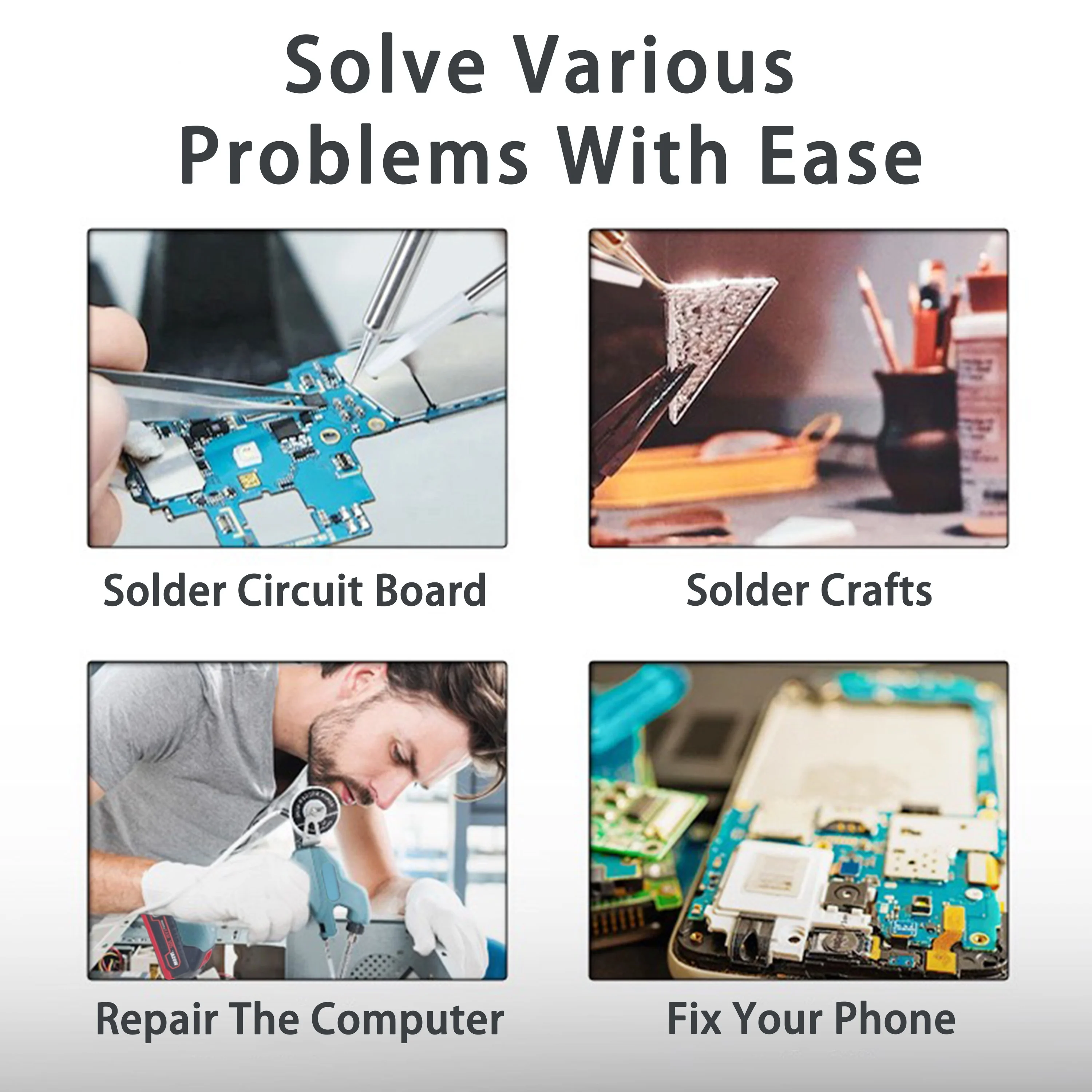 Electric Soldering Iron Automatic Soldering Gun Manual Solder Gun Hot Sale Factory Price Welding Torch Welding Working