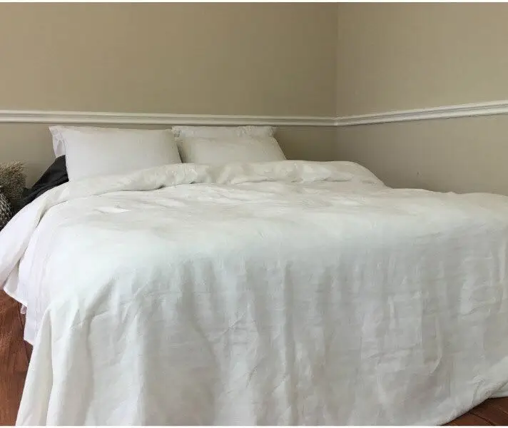 Wholesale 100% Pure Hemp GOTS White Duvet Cover/sheet/pillowcases for Bedding Set