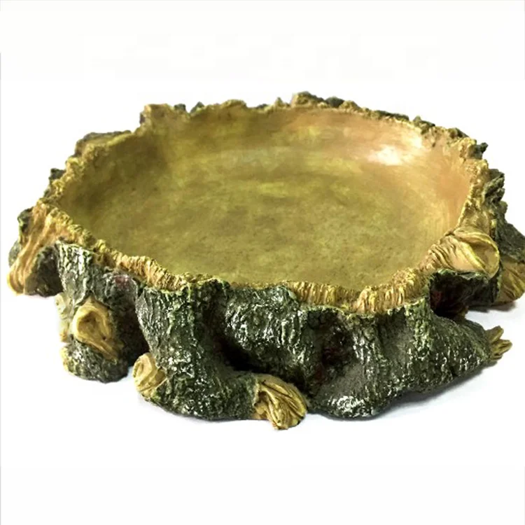 Wholesale reptile feeding food dish drinking water bowl for lizard gekco
