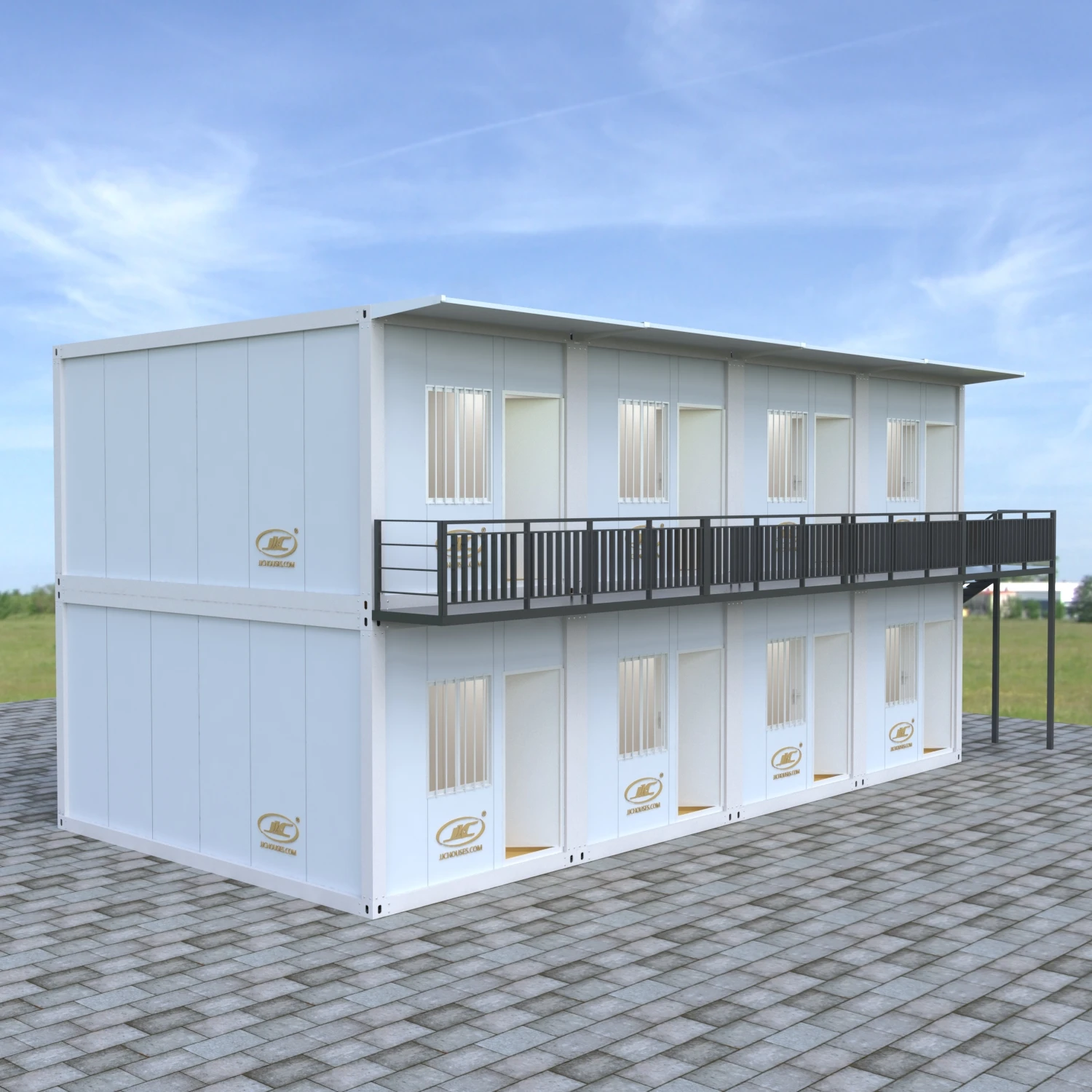 40 sqm 6*3 complete set prefab villa low cost eps aluminium Detachable container house with bathroom and kitchen