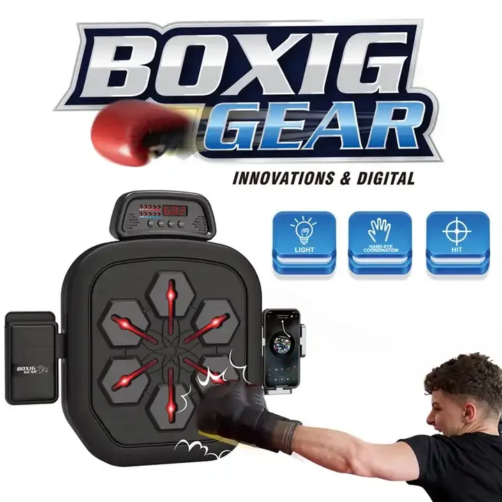 Hot Selling low price Music Smart Target Boxing Trainer Reaction bluetooth smart music boxing machine target wall
