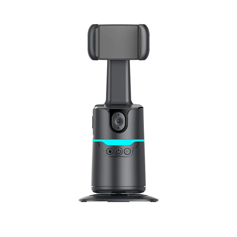 2025 Factory Wholesale Q14 Mobile Phone Stabilizers with 360 Rotation Auto AI Focus Face Tracking and Magnetic Holder
