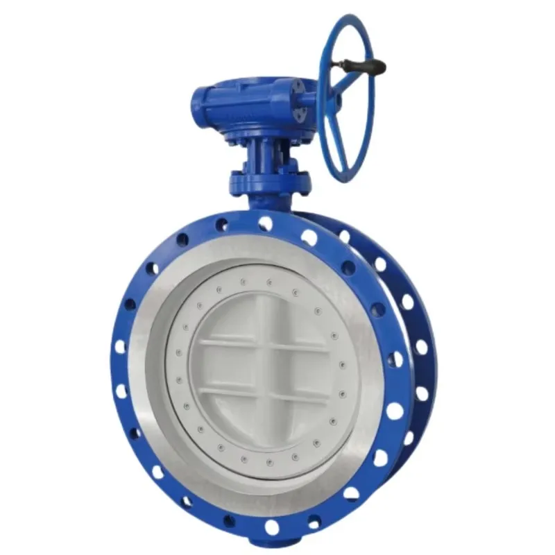 Wholesale Factory Direct Cast Steel Hard Seal Turbine Three Eccentricity Flanged Butterfly Valve