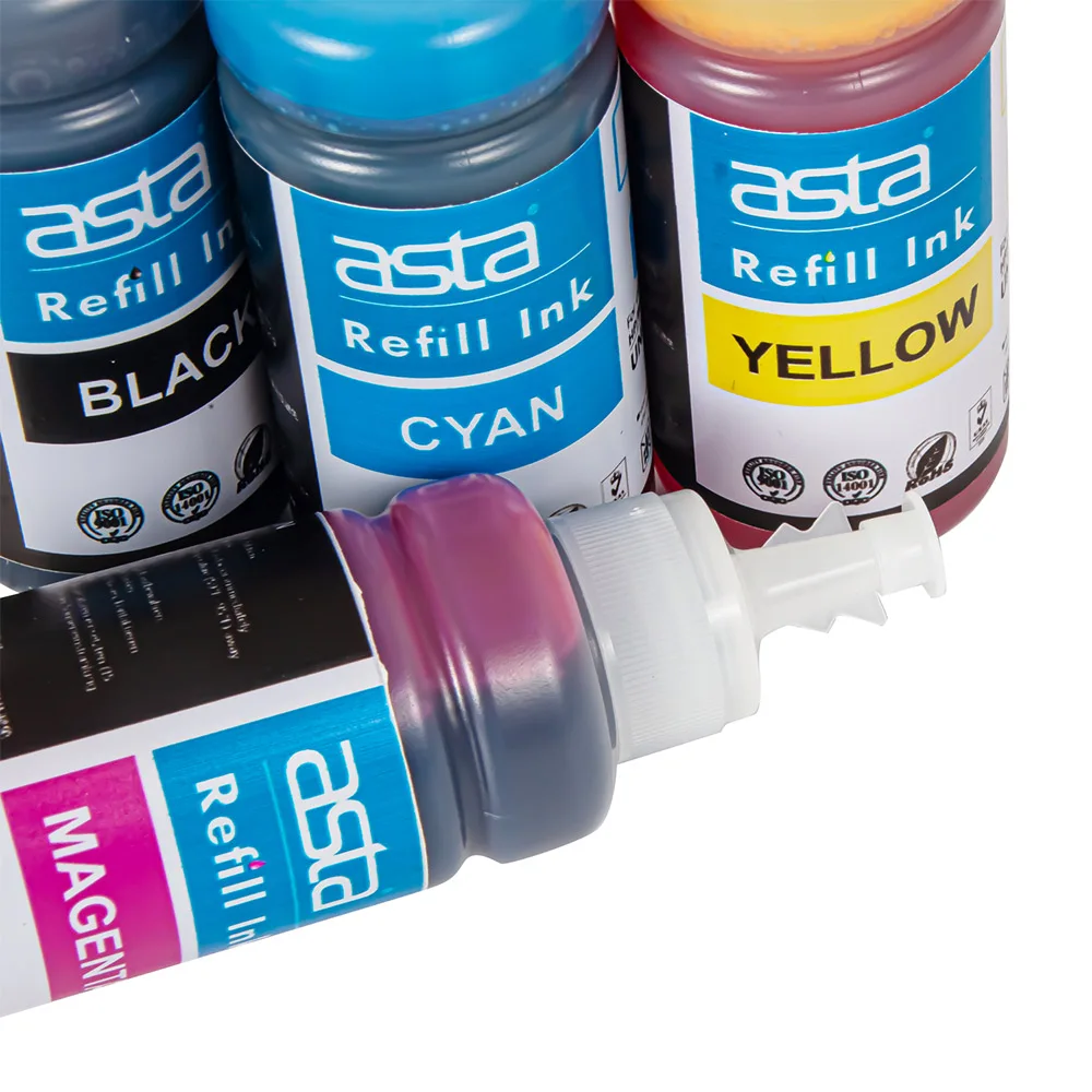 ASTA Supplier Refill Ink 098 T098 Compatible For Epson Inkjet Printer 70ml 100ml 500ml 1000ml Color Bottle