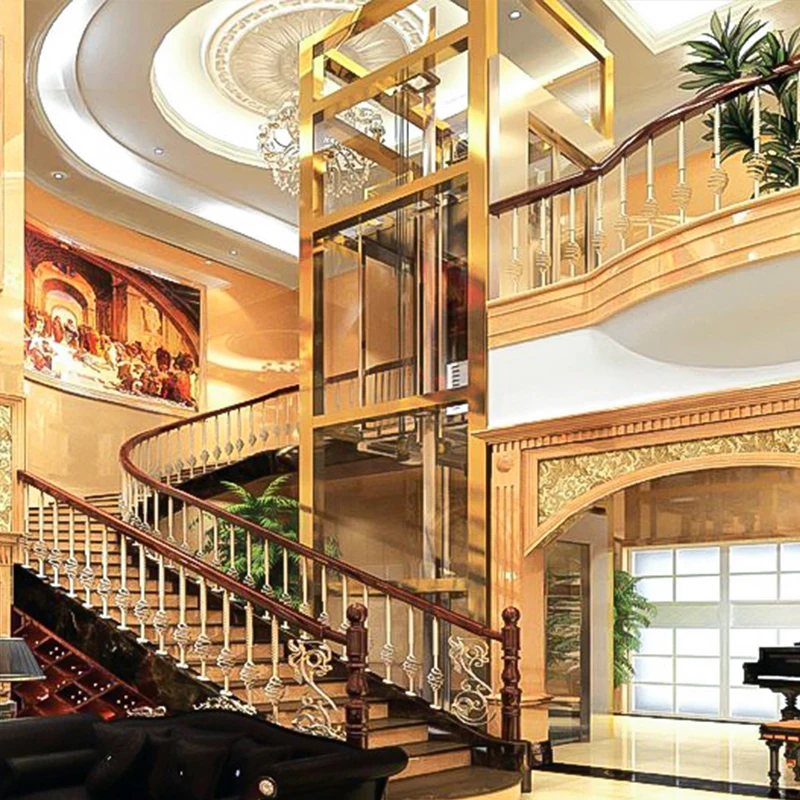 3-этажный Роскошный домашний Лифт high end villa house lift для продажи