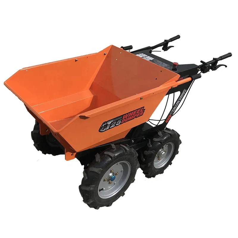  Полезная нагрузка 250 кг 5.5hp двигатель постоянного тока Робин тачки/мини фронтальный погрузчик/самосвал