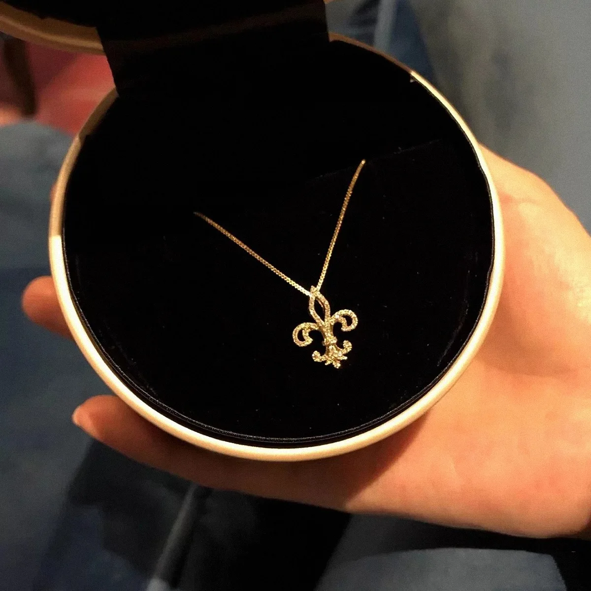 Pave Brilliant Iris Flower Luxury 925 sterling silver Necklace