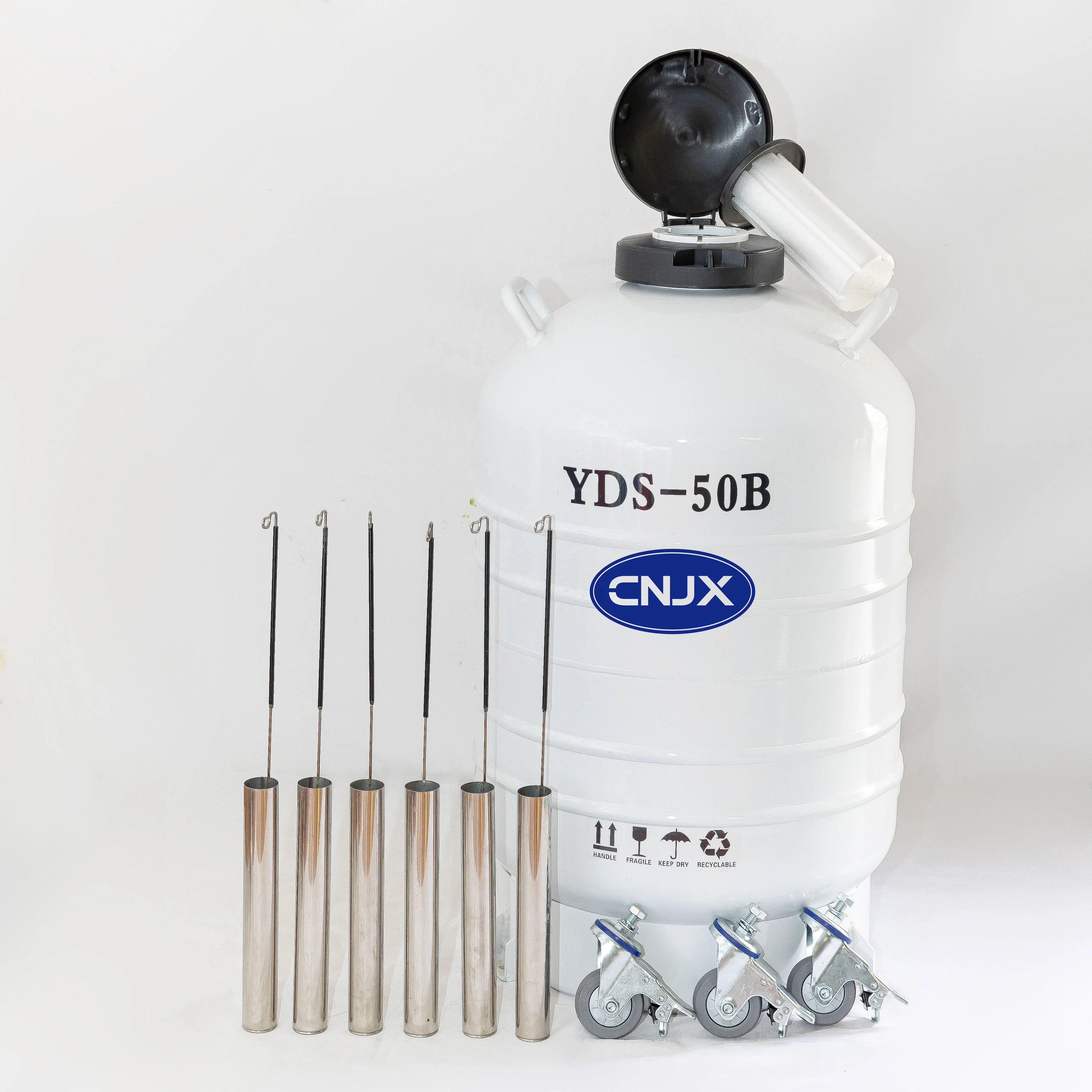 20 Liter Liquid Nitrogen Tank Cryogenic Storage Container Dewar Tank