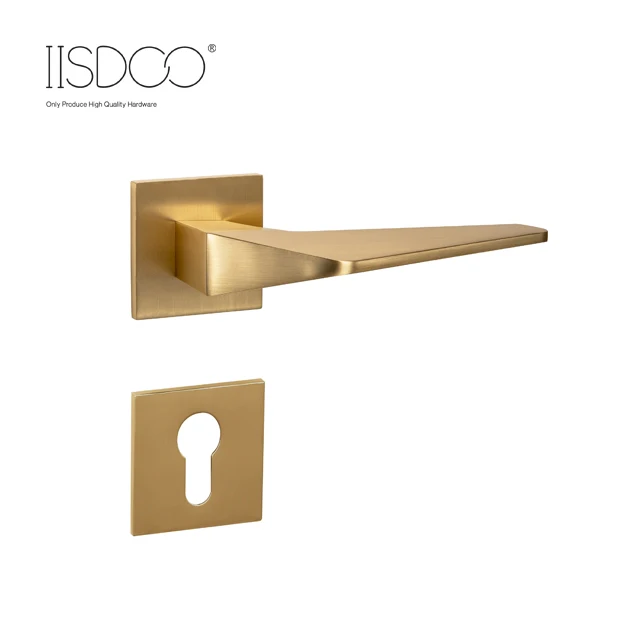 American style art deco brushed nickel bathroom privacy safety door handles lock