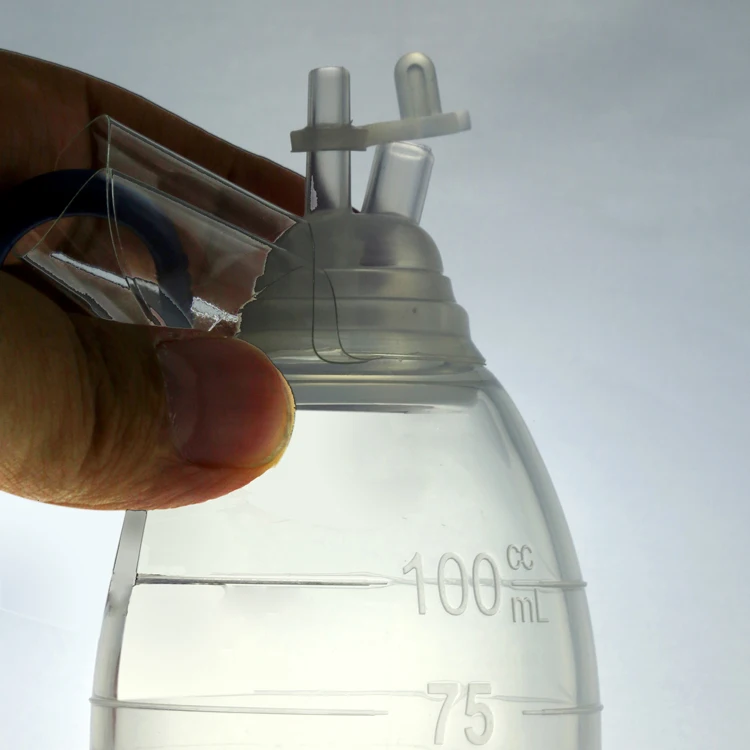 100ml silicone suction reservoir and flat drain,wound drainage silicone reservoir