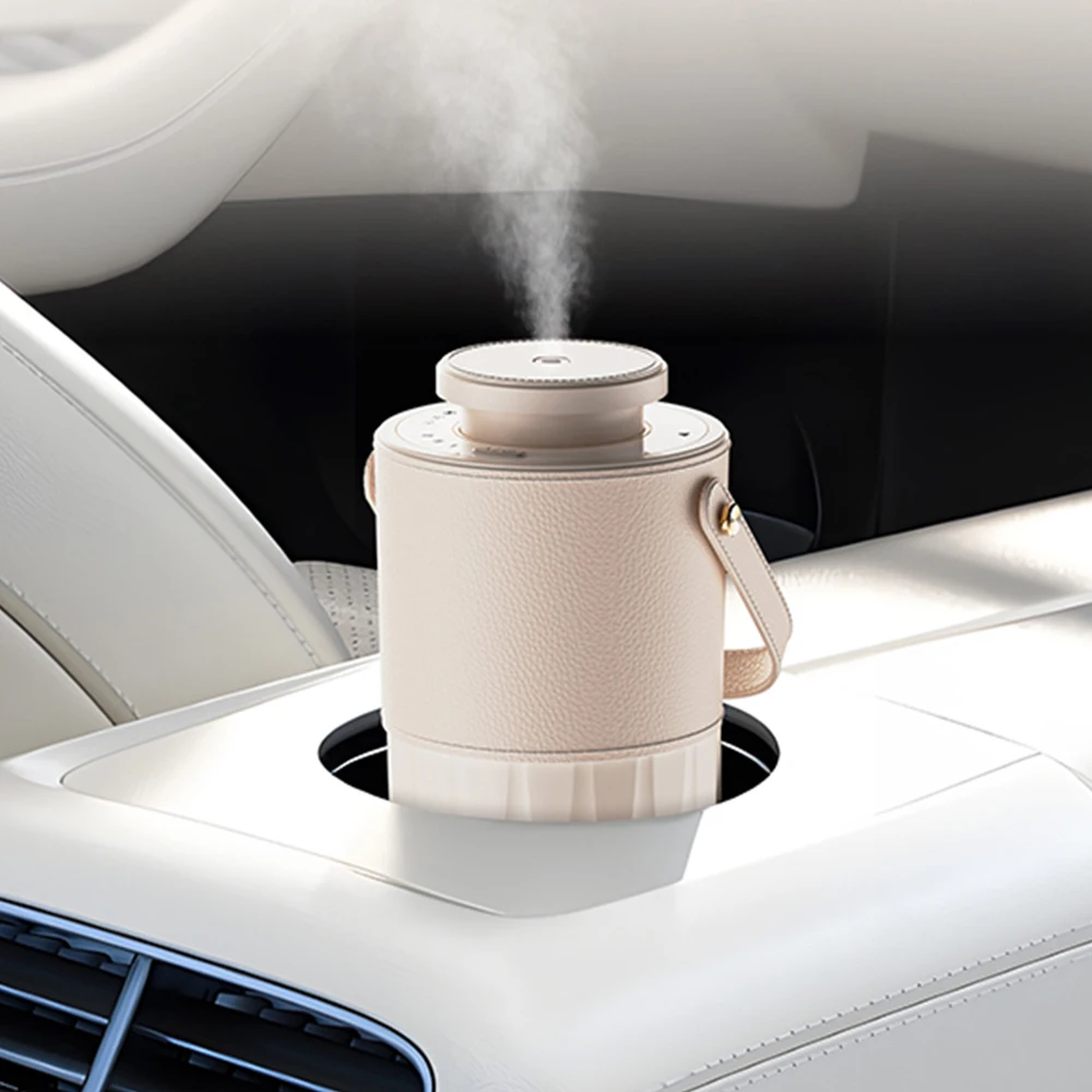 SCENTA New Product Luxury Electronic Fragrance Oil Diffuser for Car,Wholesale Refillable Automatic Aromatherapy Car Diffuser