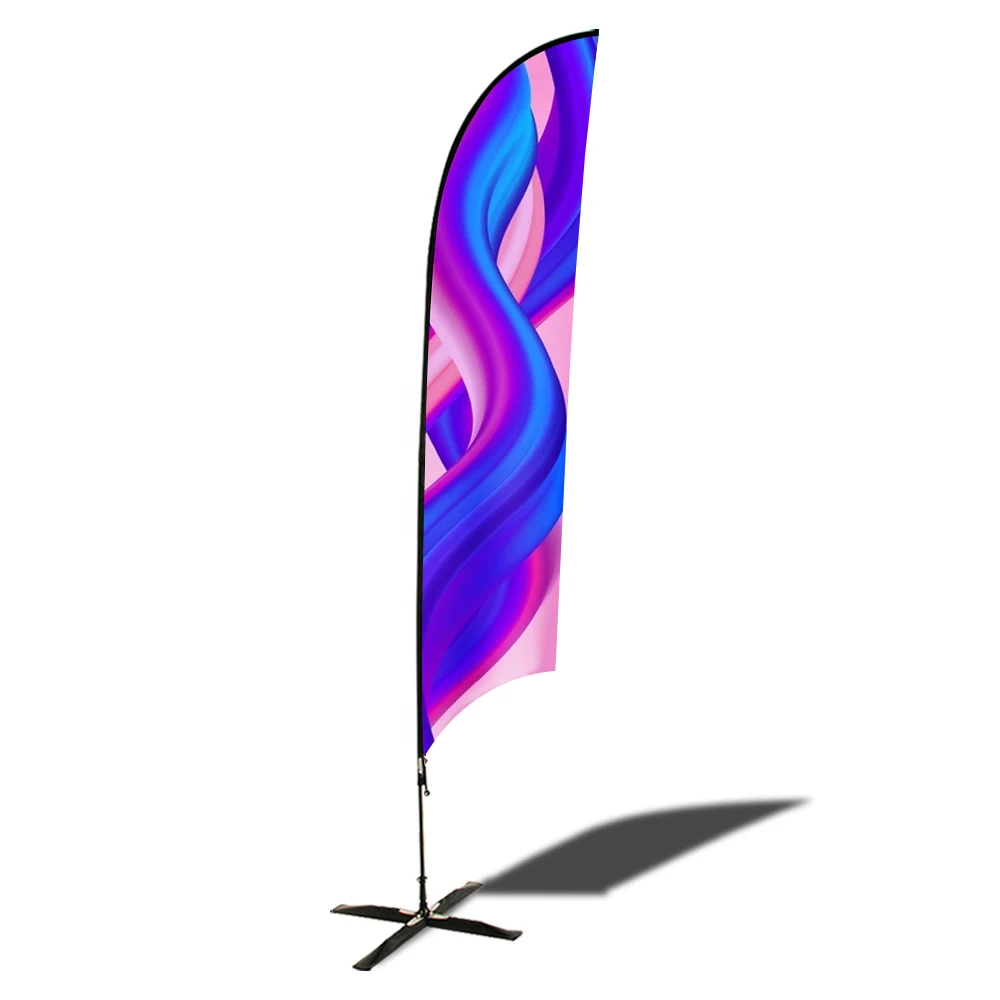 High Quality Custom Designs Flags Pole Cheap Beach Flag Banner Printing