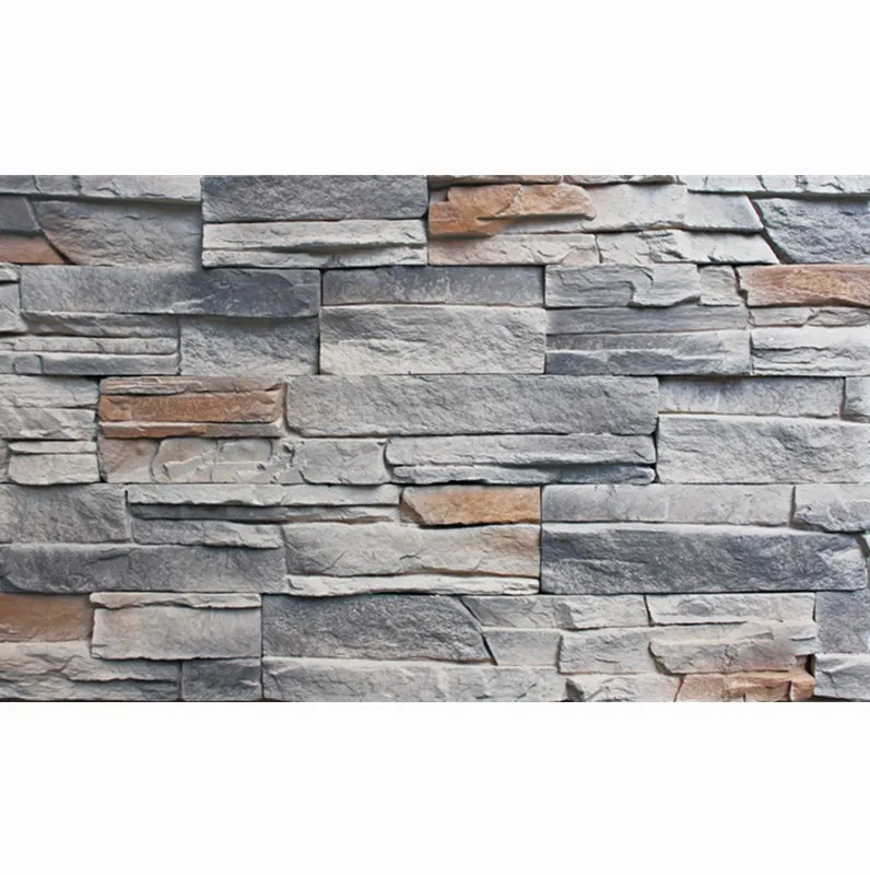 Factory wholesale slate stone beige color for Exterior Wall Decoration