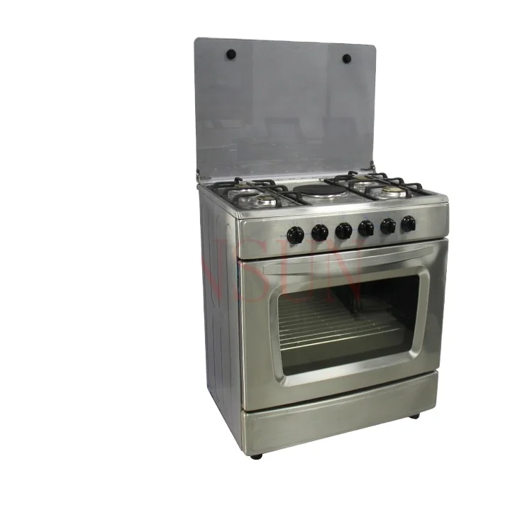 Commercial bread baking outdoor gas grill with oven