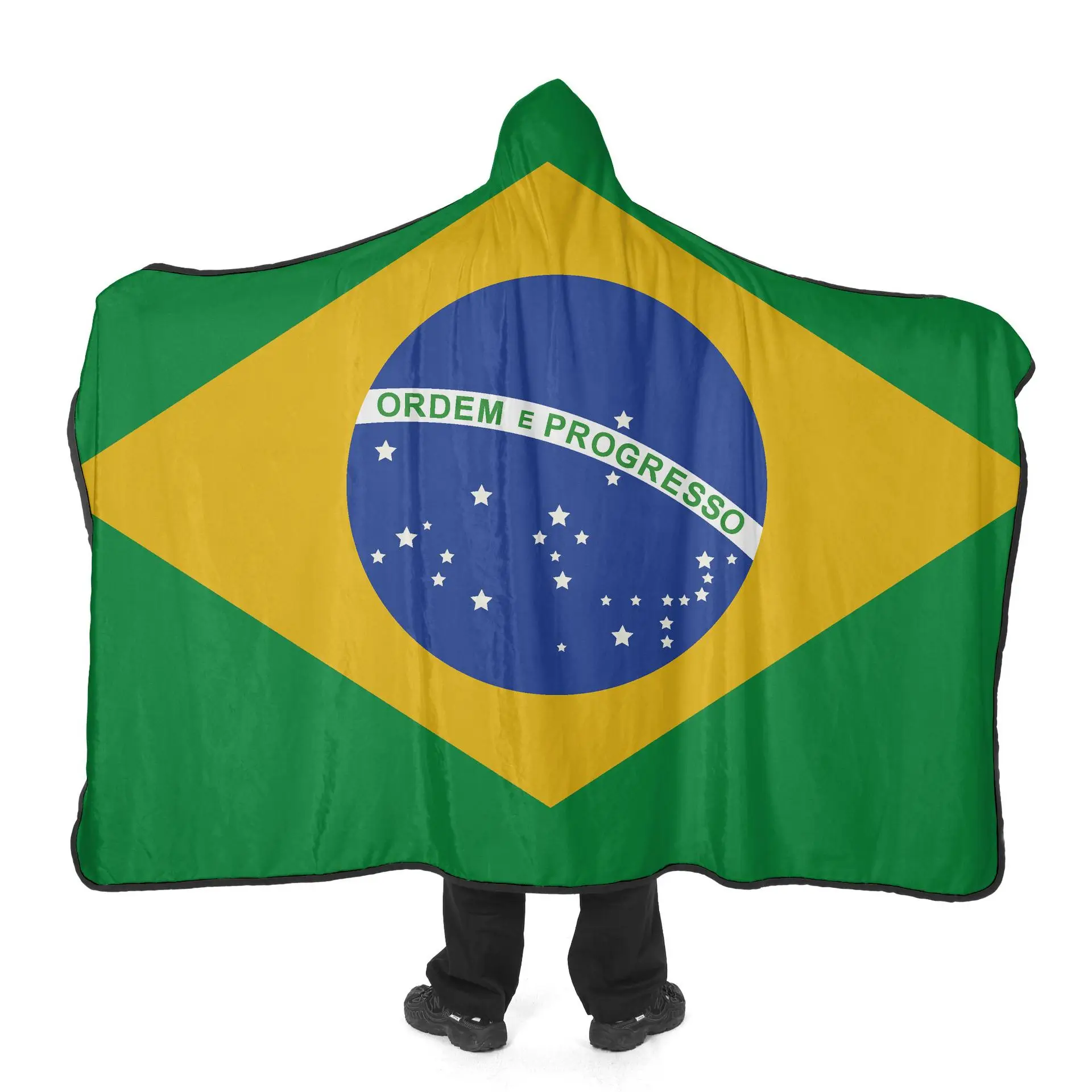 Nx 2024 World Football Game National Flag Cape 4 Sizes Body Cape Flag Hot Sale Flag Blanket for Household or Football Fans