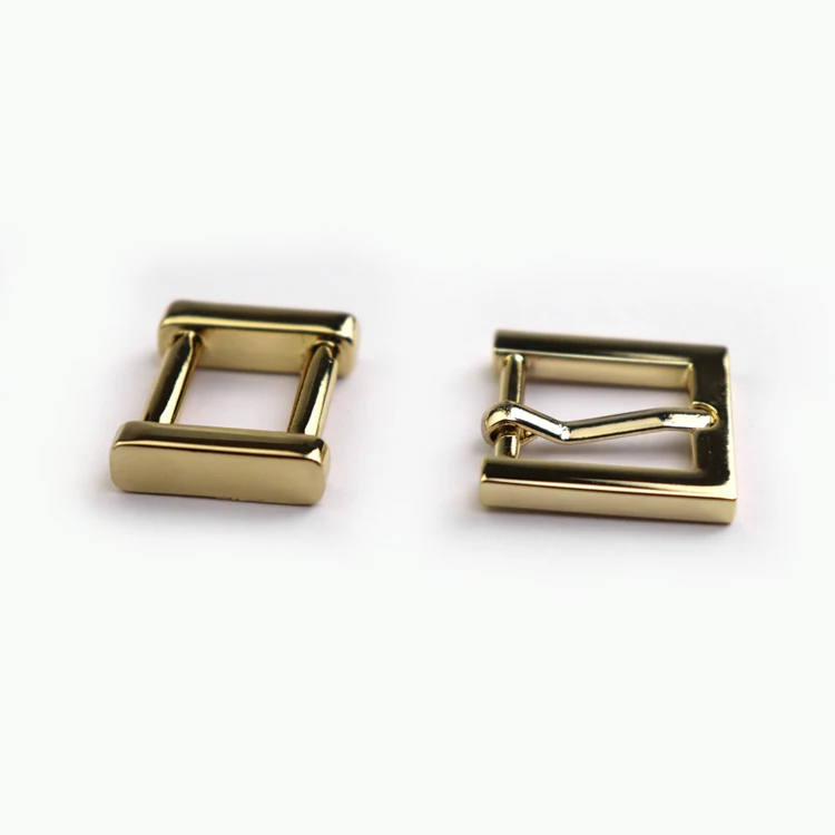 New designed fashion gold plated metal belt buckle for garment accessories