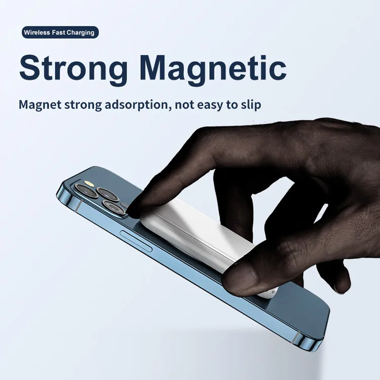 5000mAh Powerbank For iPhone 13 12 Mini 13Pro 12Pro Max For Mag safe Magnetic Wireless Power Bank Mobile Phone External Battery