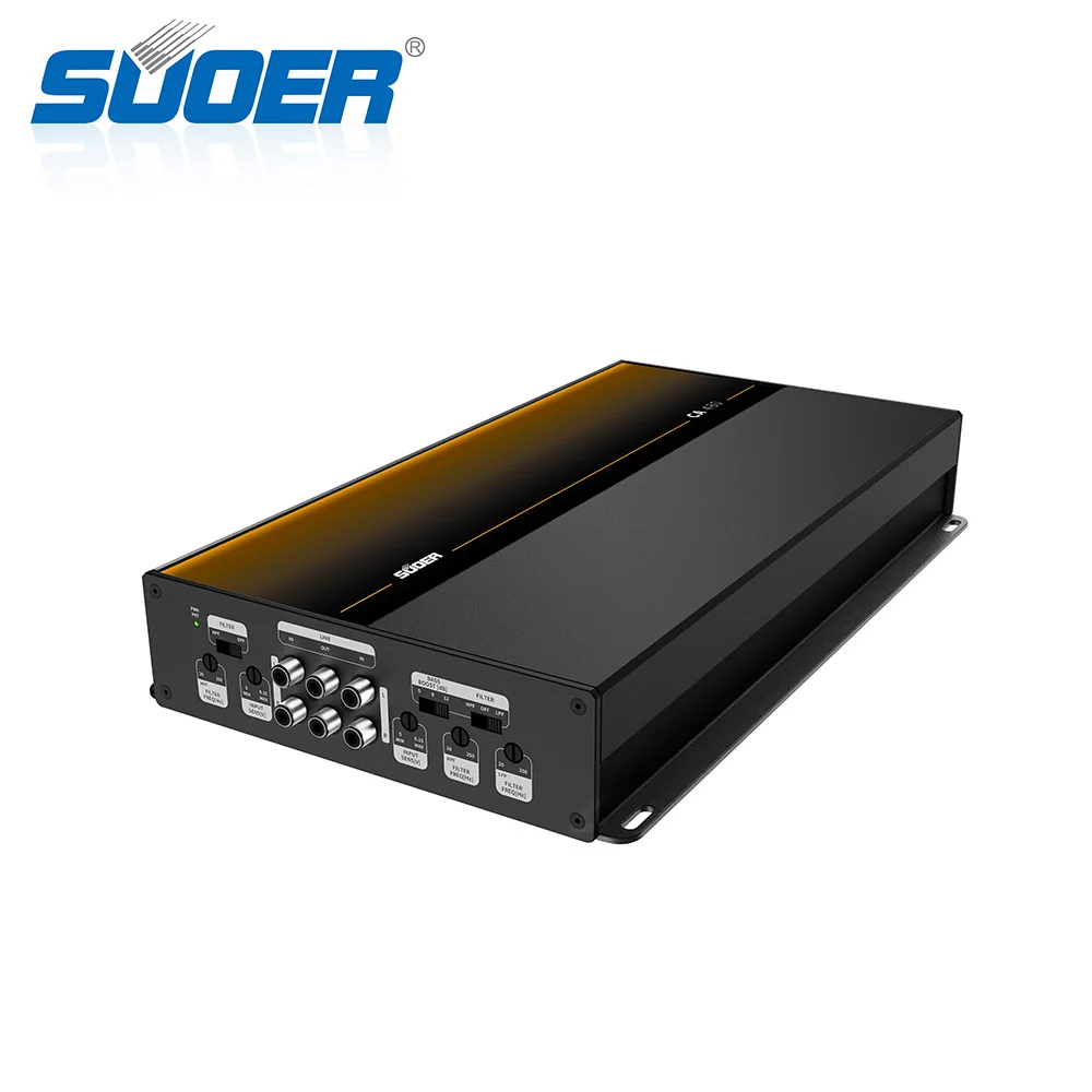 Suoer CA-480 custom OEM and ODM car amplifier 4 channel special design amp