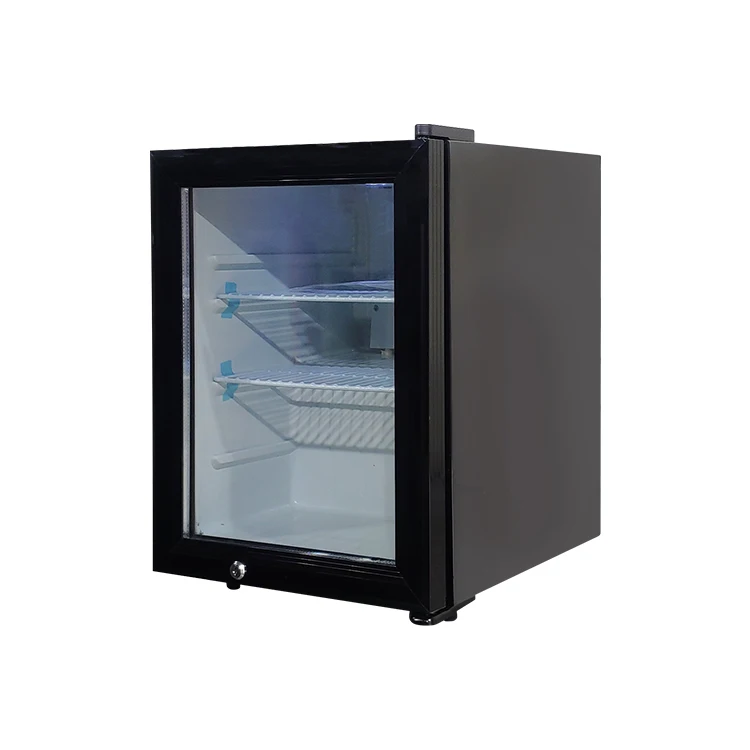 Meisda SC35 Commercial Mini Bar 35L Glass Door Single-Temperature Beverage Drinks Display Fridge with ETL Certification