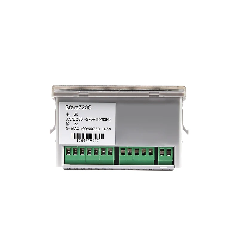 Sfere720C LCD modbus/profibus tariff multifunctional power meter data logger