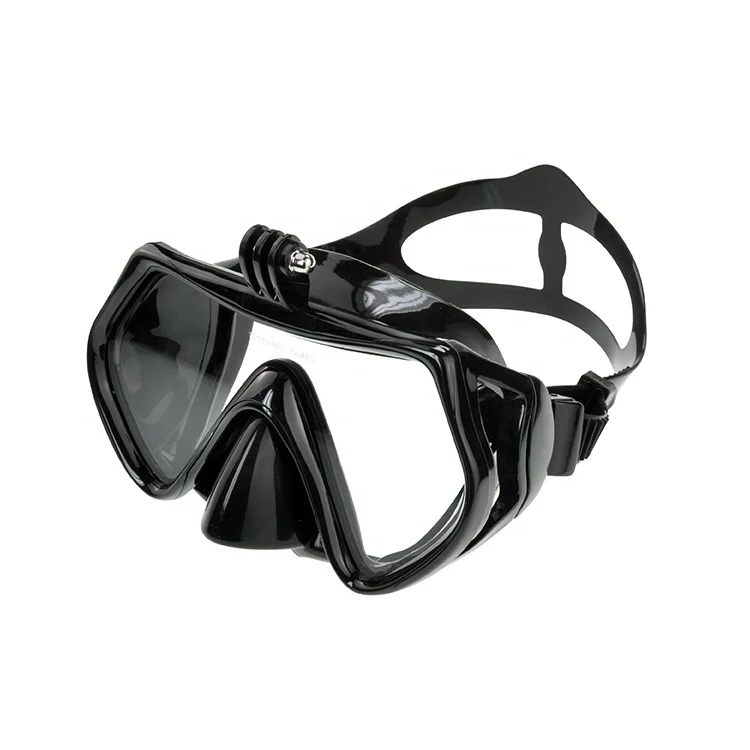 Factory supply motion camera mount free diving big nose scuba mask