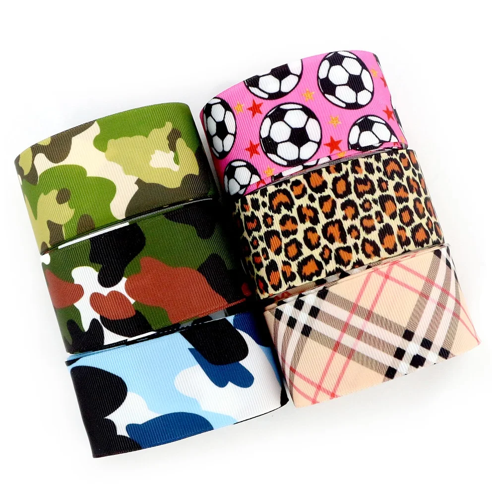 Wholesale 3 Inch 75mm Custom Popular Gift Thermal Transfer Grosgrain Ribbon