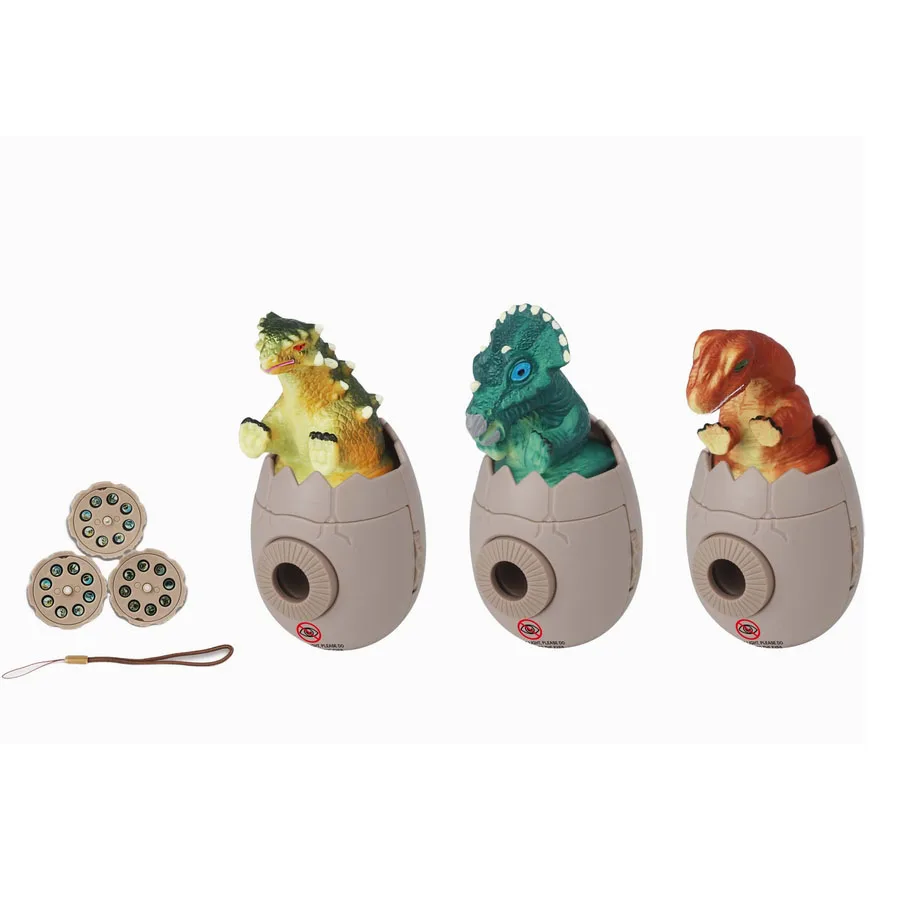 Wholesale Children Educational indoor play set Plastic Dinosaur Egg Led Light Projector Toy for Kids