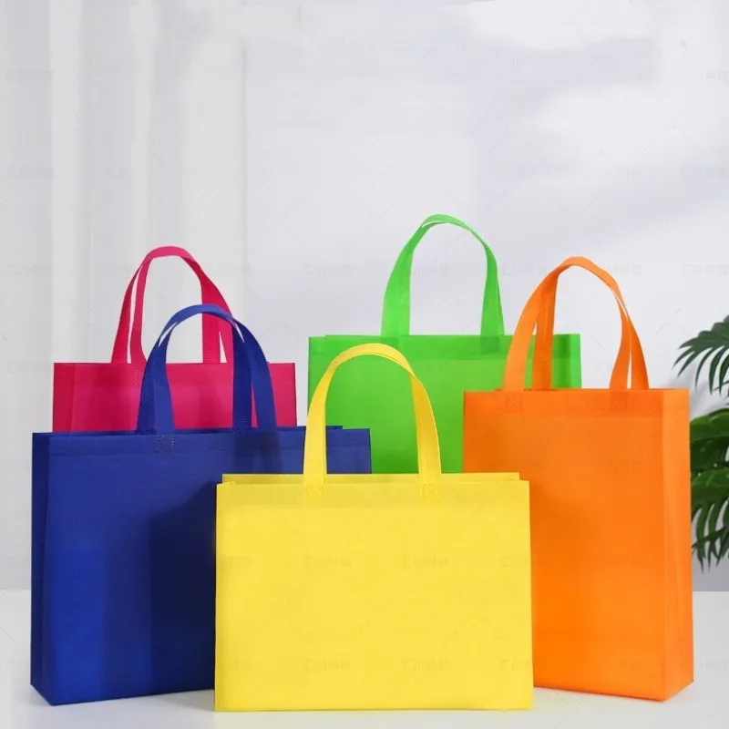 Wholesale Cheap Price Custom Logo Printed Eco Friendly Fabric Carry Non Woven Bag plain tote silk-screen printing non woven bag