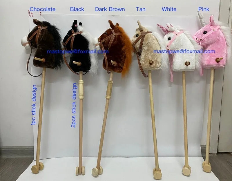 Toy Hot Sale High Quality Plush Hobby Horse Stick Horse Toy For Kids