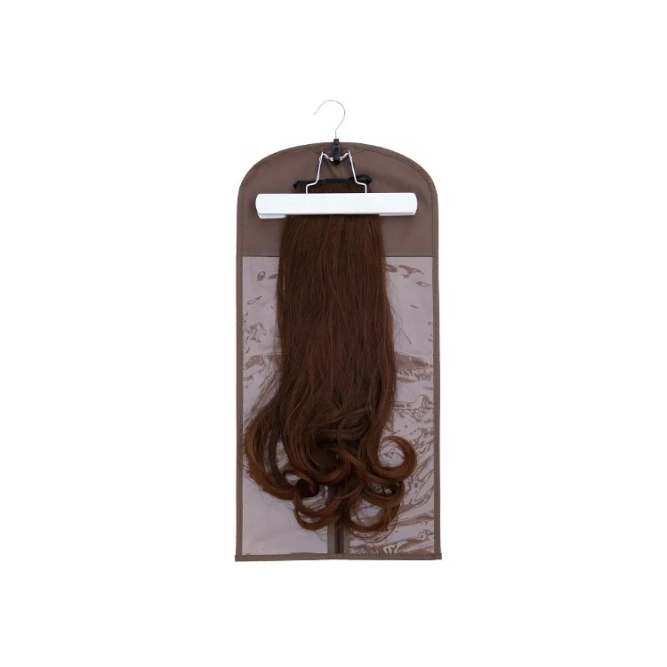 Buy Now Non Woven wig Storage Bags Hair Extension Bag with Hanger