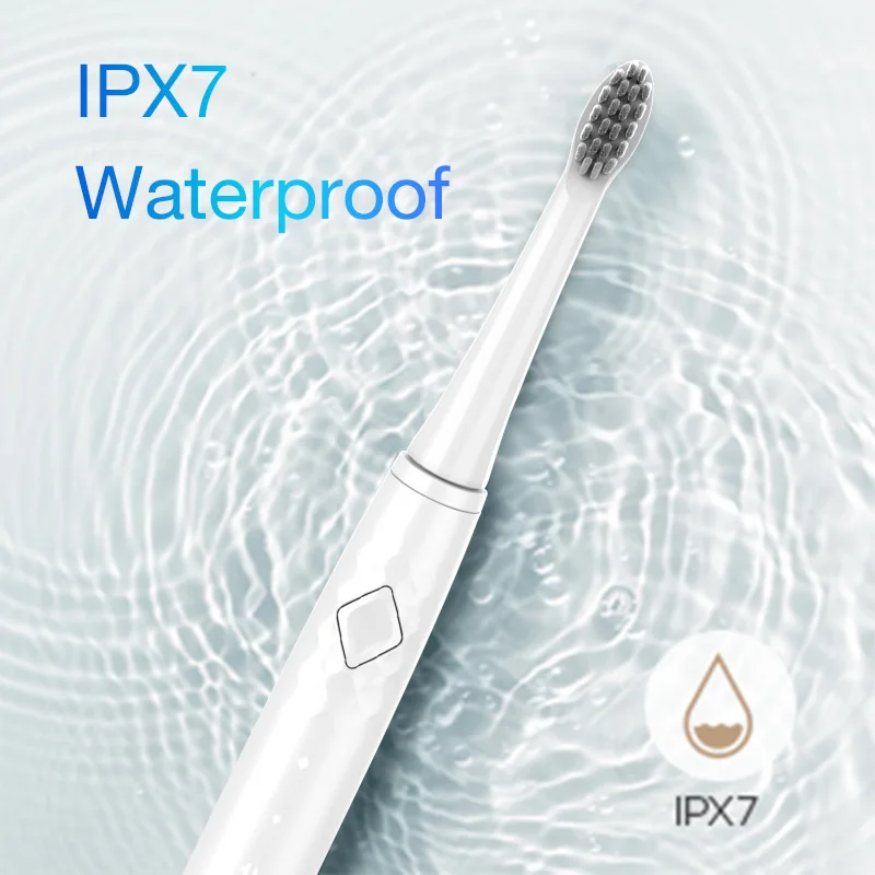 T2130 Mini Compact Electric Toothbrush Japanese Double Point Soft Bristles Rechargeable Sleek Electronic Sonic Toothbrush Slim