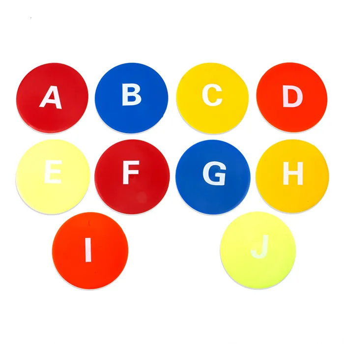 Wholesale High Quality Soccer Flat Disc Cones Agility Soccer Cones Outdoor Games Supplies Field Cone Markers